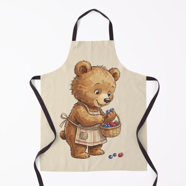 Item preview, Magical Cottagecore: The Berry Basket Bear designed and sold by bapupa.