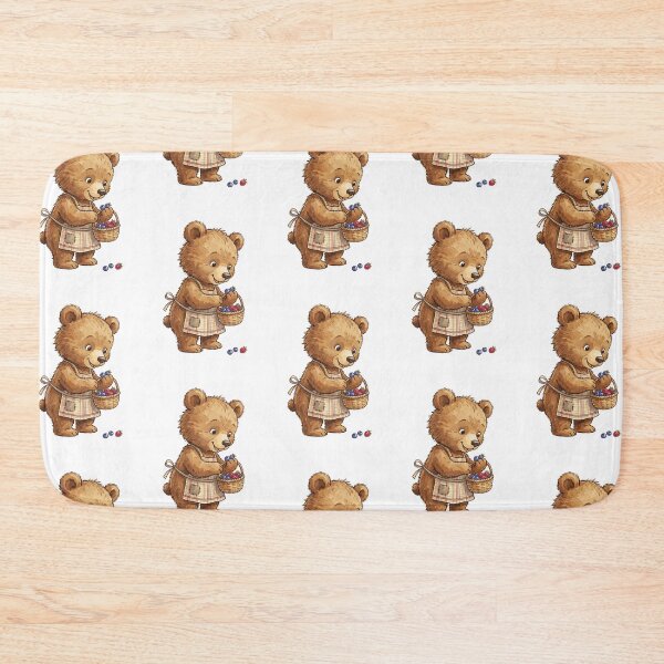 Item preview, Magical Cottagecore: The Berry Basket Bear designed and sold by bapupa.
