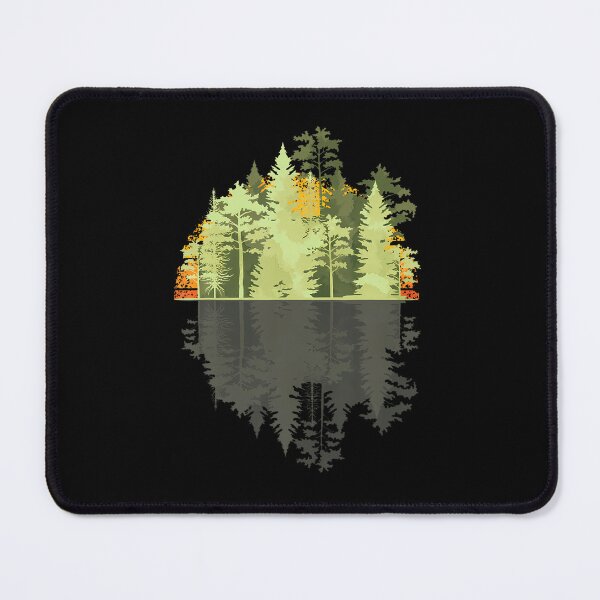 Item preview, Retro Nature Reflection Forest designed and sold by koufouhernsj.