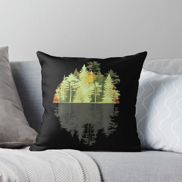 Item preview, Retro Nature Reflection Forest designed and sold by koufouhernsj.