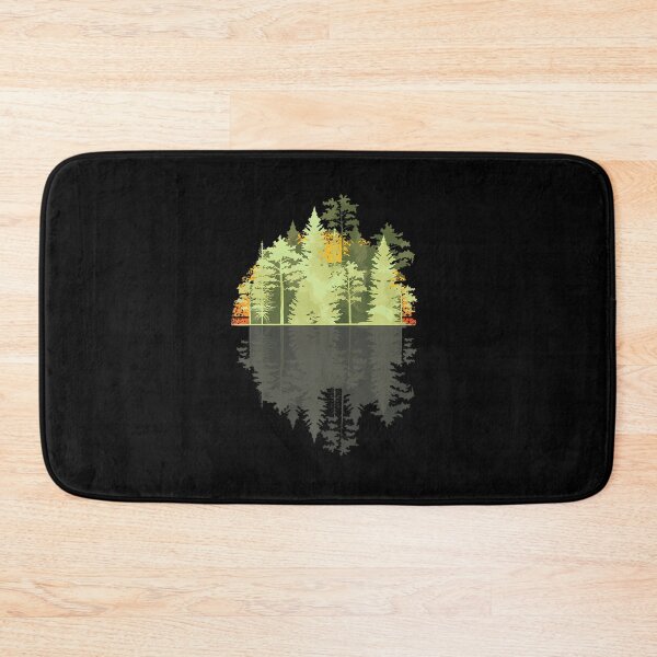 Item preview, Retro Nature Reflection Forest designed and sold by koufouhernsj.