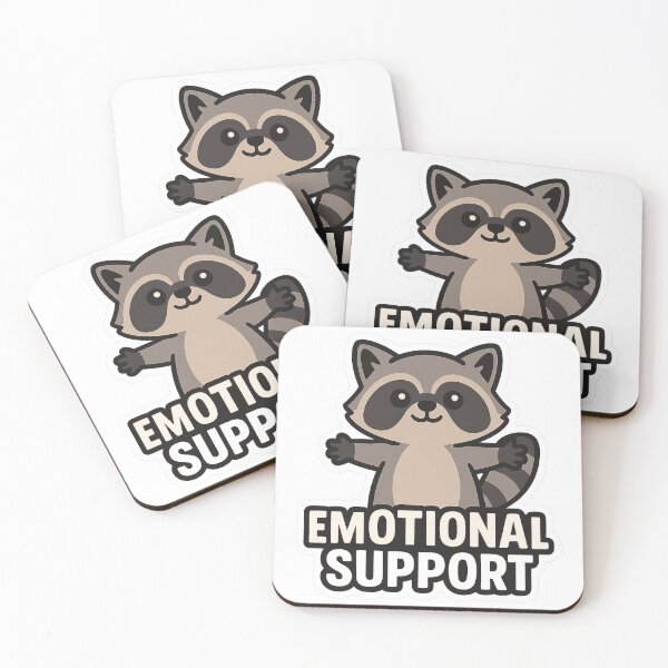 Item preview, Emotional Support Raccoon designed and sold by the-dovlat.
