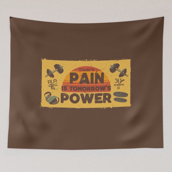 Item preview, Copy of Gym or fitness training motivational Design retro designed and sold by TeeArtWorld.