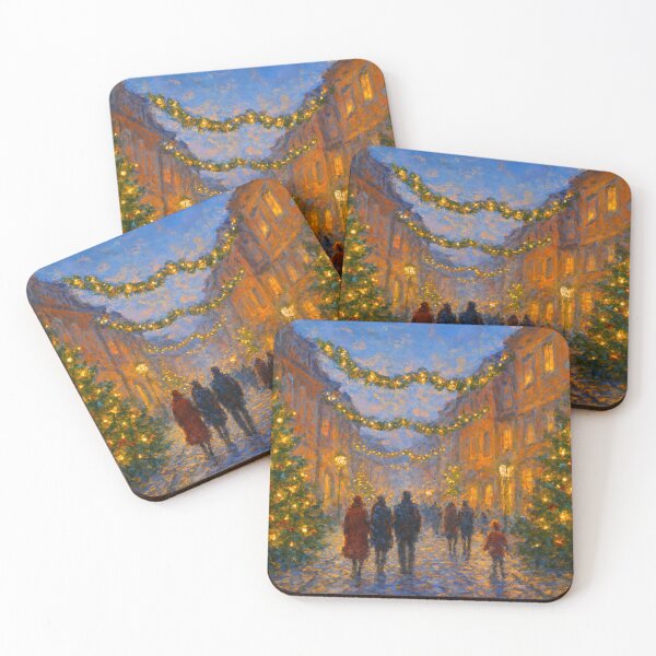 Item preview, Dusk in Christmas Lane designed and sold by Sigtrix.