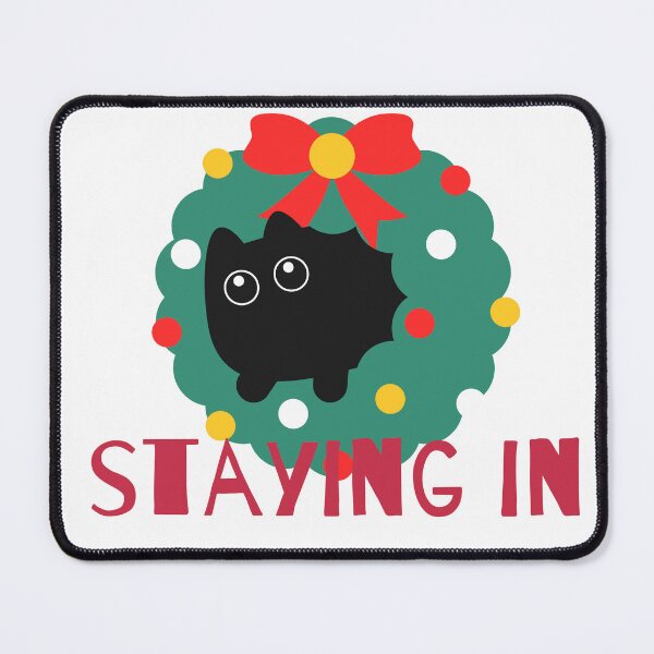 Item preview, Staying In - Holiday Cat designed and sold by Elahi-Design.