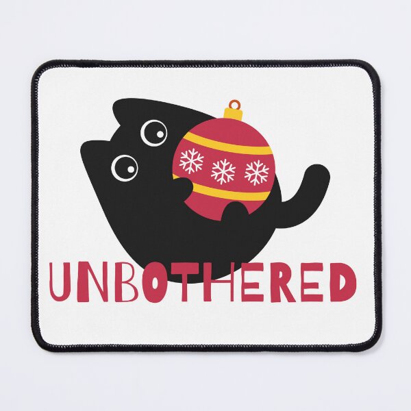Item preview, Unbothered Holiday Cat designed and sold by Elahi-Design.