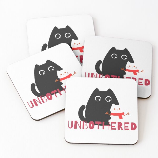 Item preview, UNBOTHERED - Winter Cats designed and sold by Elahi-Design.