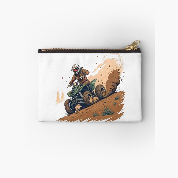 Item preview, Quad Bike Action Art – Off-Road ATV Rider Adventure Illustration designed and sold by VividOrganica.