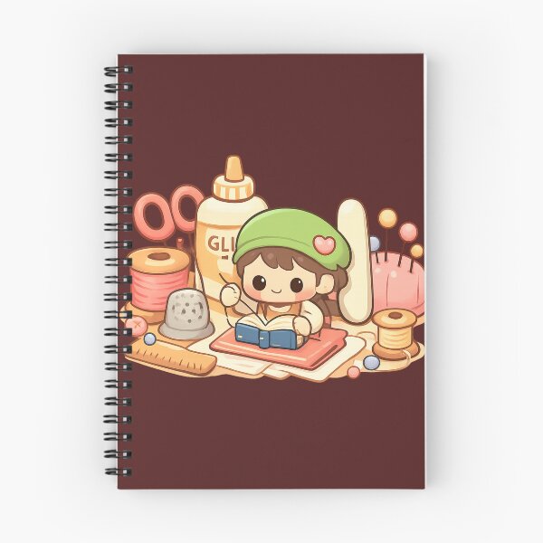 Item preview, Cozy Kawaii Bookbinding Scene designed and sold by Iail Ioa.