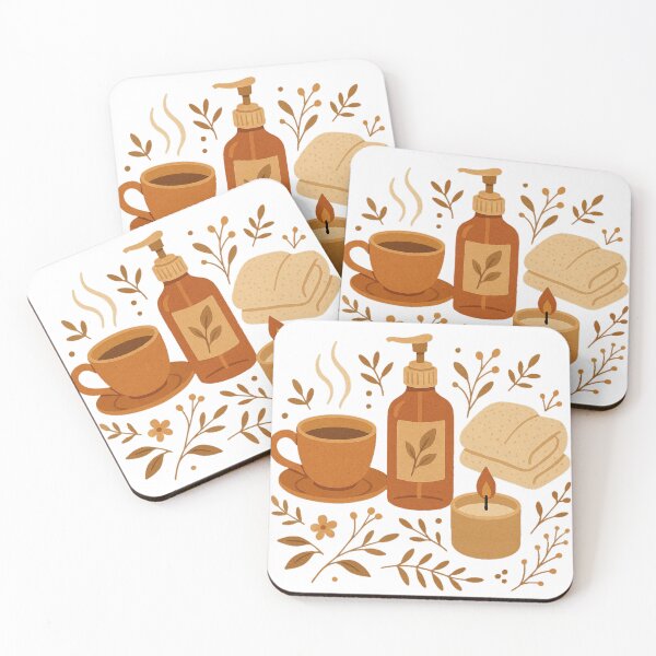 Item preview, Soft Life Essentials – Cozy Self-Care Ritual Illustration designed and sold by thtCMRAguy.