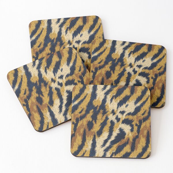 Item preview, Elegant Adventurous Tiger Skin Pattern  - Gifts For Couples designed and sold by RoyalStarsPatts.