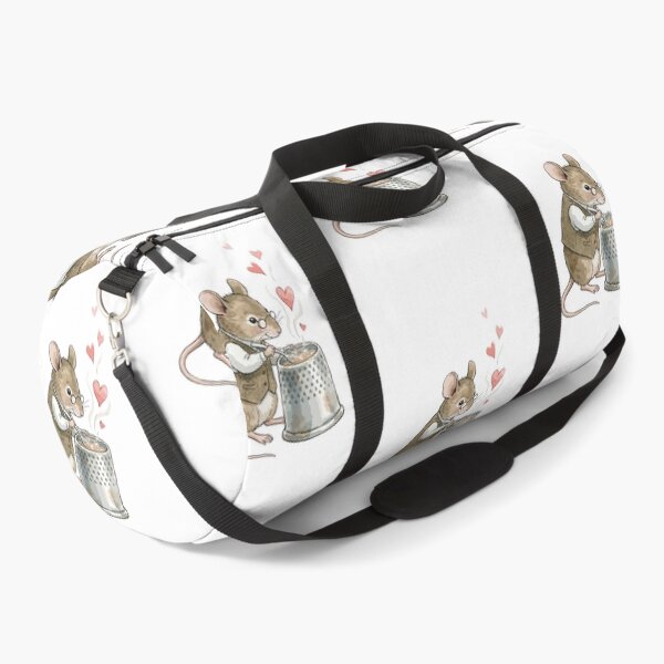 Item preview, Nostalgic Cottagecore: Thimble-Cup Mouse Brewer designed and sold by bapupa.