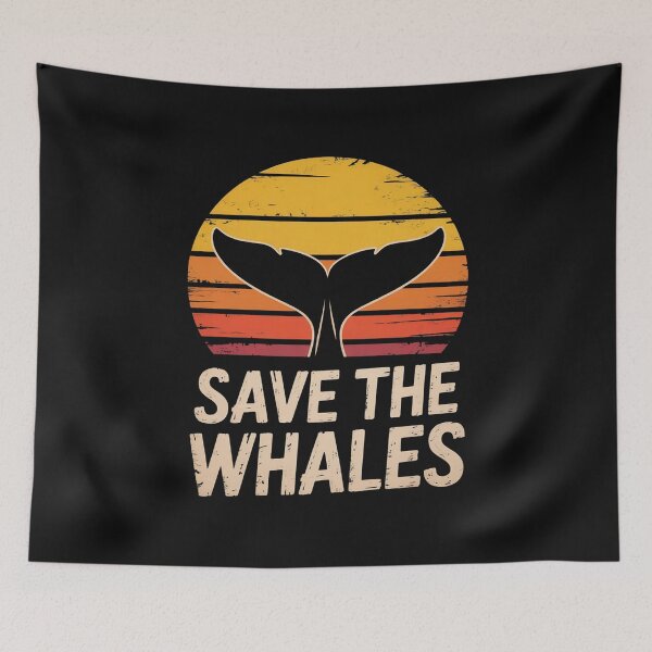 Item preview, Save The Whales Nautical Ocean Orca Whale Conservation II designed and sold by nicomitchell.