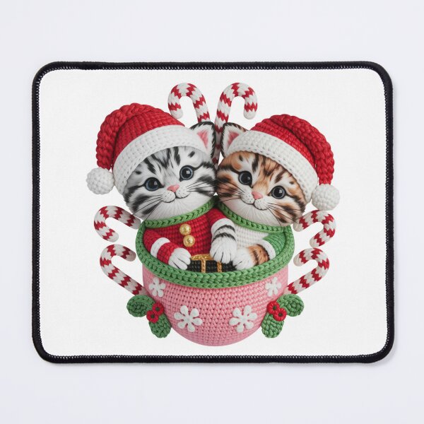 Item preview, Сhristmas crochet-Cute cat designed and sold by Krasnovaovaova.