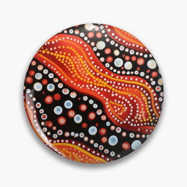 Item preview, Aboriginal Inspired Dot Art - Wilderness Pathways designed and sold by GrinGalore.