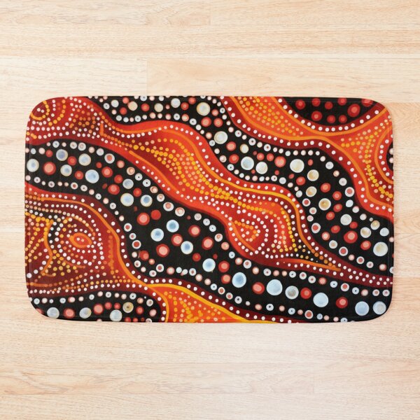 Item preview, Aboriginal Inspired Dot Art - Wilderness Pathways designed and sold by GrinGalore.