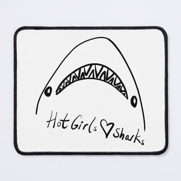 Item preview, Hot girls love sharks designed and sold by CrowSoupStudio.