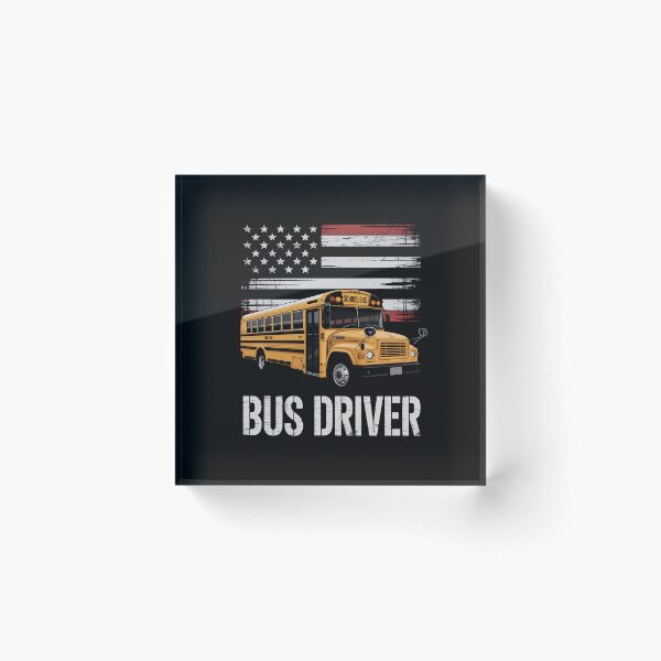 Item preview, School Bus Driver Usa American Flag Bus Driver Gift designed and sold by nicomitchell.