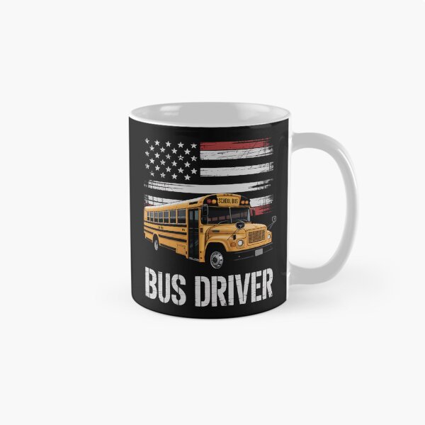 Item preview, School Bus Driver Usa American Flag Bus Driver Gift designed and sold by nicomitchell.