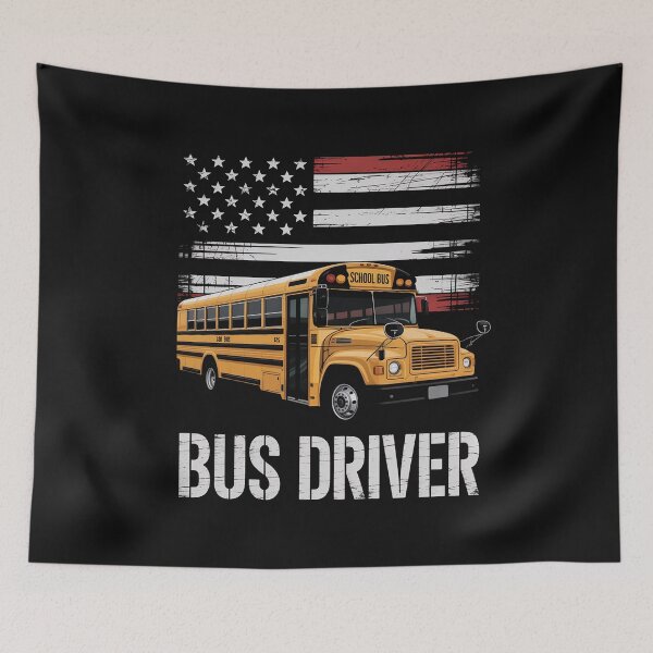 Item preview, School Bus Driver Usa American Flag Bus Driver Gift designed and sold by nicomitchell.