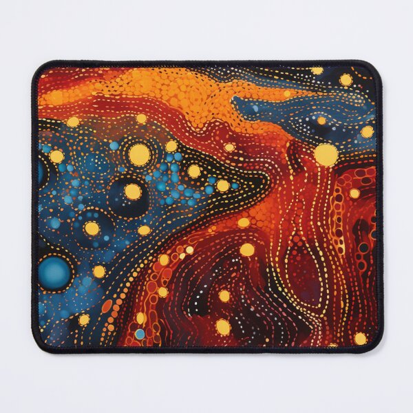 Item preview, Aboriginal Authentic Art - Through The Water Lava Trail designed and sold by GrinGalore.