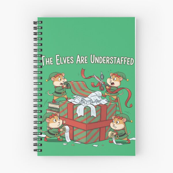Item preview, The Elves Are Understaffed Funny Christmas Hamster Crew designed and sold by SillyPawsStudio.