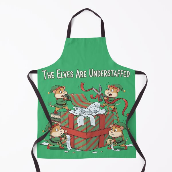 Item preview, The Elves Are Understaffed Funny Christmas Hamster Crew designed and sold by SillyPawsStudio.