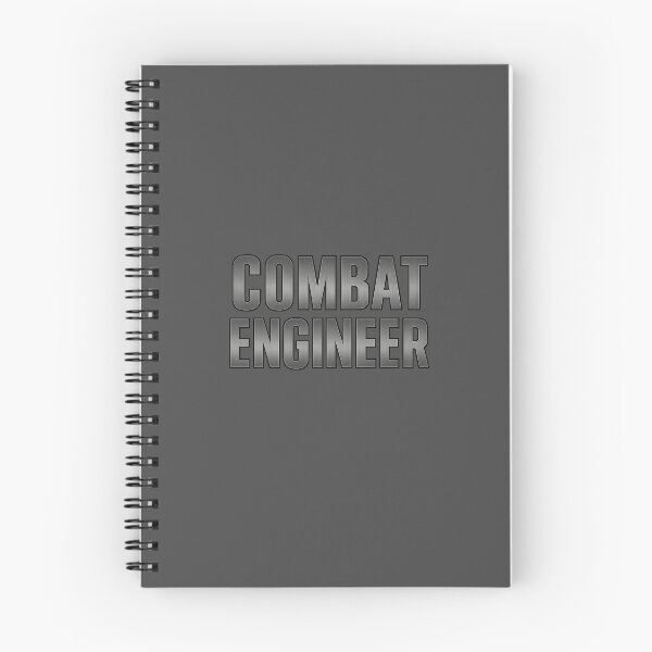 Item preview, Battlefield Game Inspired Combat Engineer Metallic Slogan designed and sold by Sellcooldesigns.