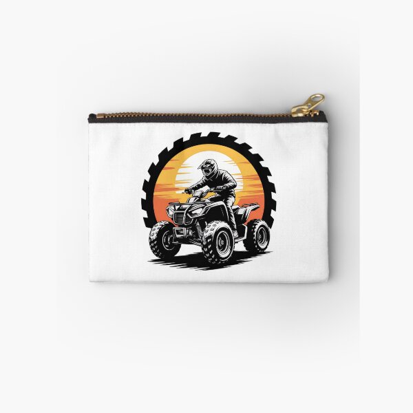 Item preview, ATV Sunset Silhouette – Quad Bike Rider Adventure Graphic Sticker designed and sold by VividOrganica.
