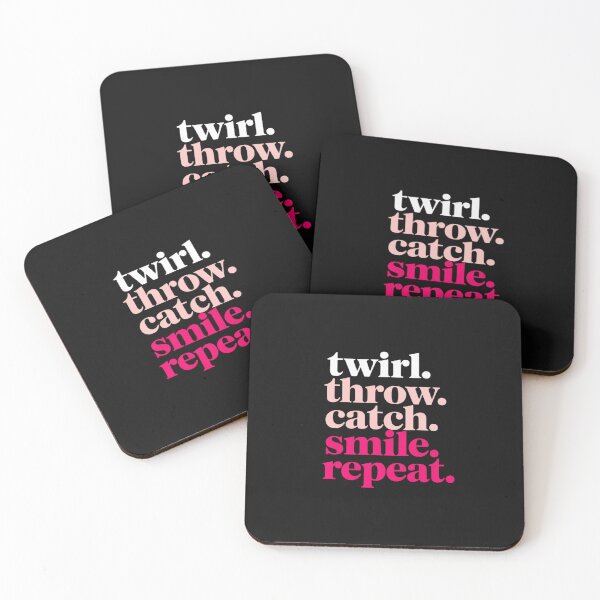 Item preview, Twirl Throw Catch Smile Repeat Baton Twirling designed and sold by nicomitchell.