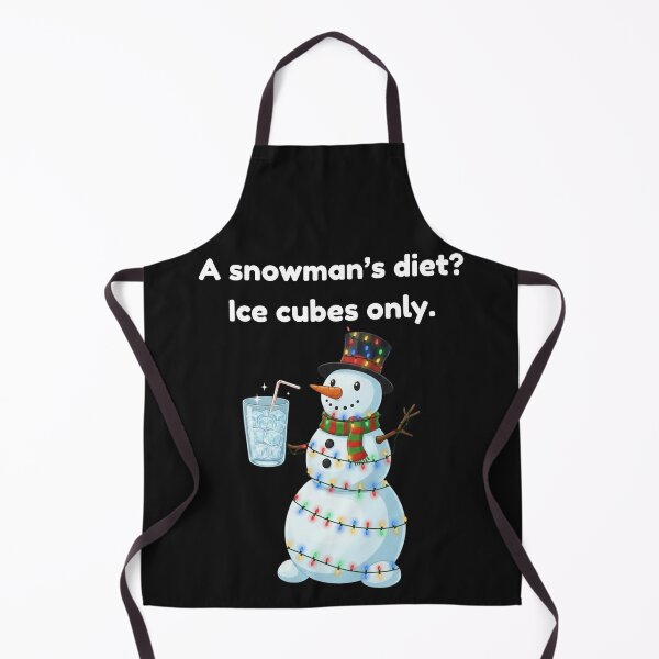 Item preview, Snowman Diet Shirt – Funny Christmas Ice Cubes Joke designed and sold by Prints in the Valley.