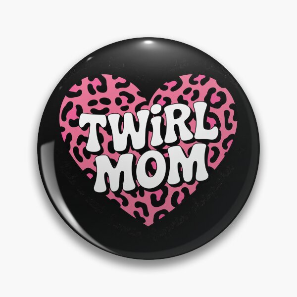 Item preview, Twirl Mom Heart Baton Twirling Mom Baton Twirl Mama designed and sold by nicomitchell.
