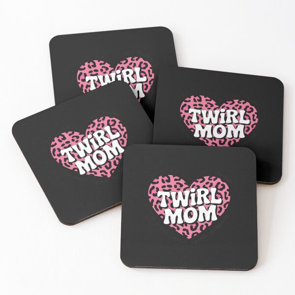 Item preview, Twirl Mom Heart Baton Twirling Mom Baton Twirl Mama designed and sold by nicomitchell.