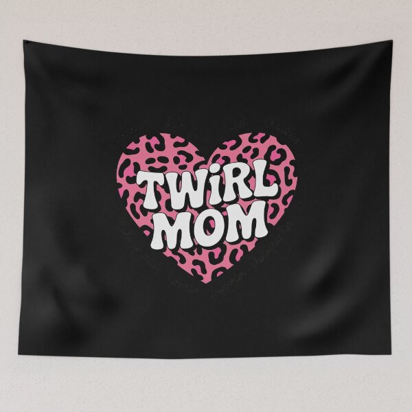 Item preview, Twirl Mom Heart Baton Twirling Mom Baton Twirl Mama designed and sold by nicomitchell.