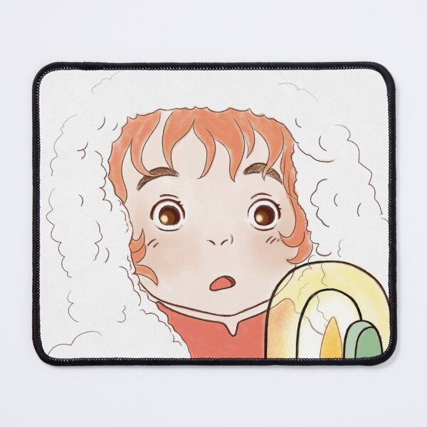 Item preview, Ponyo all cosy in a towel designed and sold by CrowSoupStudio.