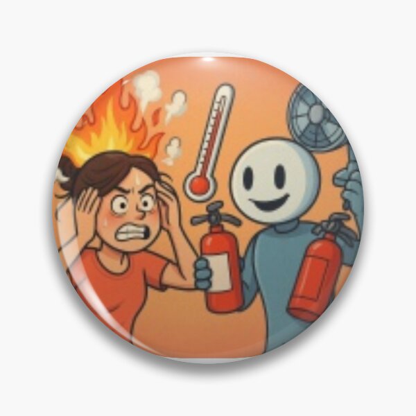 Item preview, She Was Angry. The Robot Was Trying Its Best. designed and sold by CzipipitoStudio.
