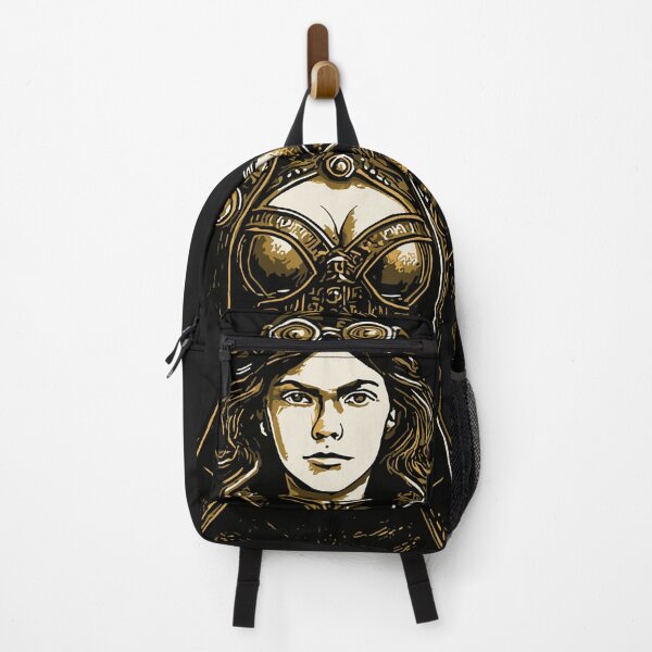 Item preview, Steampunk Warrior Woman Fantasy Art designed and sold by SeoulInkSoul.