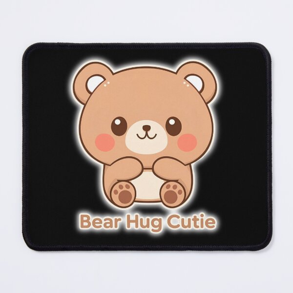 Item preview, Bear Hug Cutie – Cute Kawaii Bear Design designed and sold by Smile-AlNo.