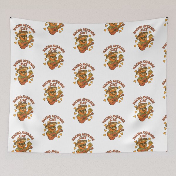 Item preview, Nacho Average Cat Funny Pun Design designed and sold by LaughLab Apparel.