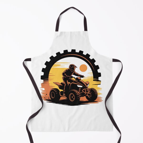 Item preview, Quad Bike Sunset Logo – Off-Road ATV Rider Silhouette Adventure Art designed and sold by VividOrganica.
