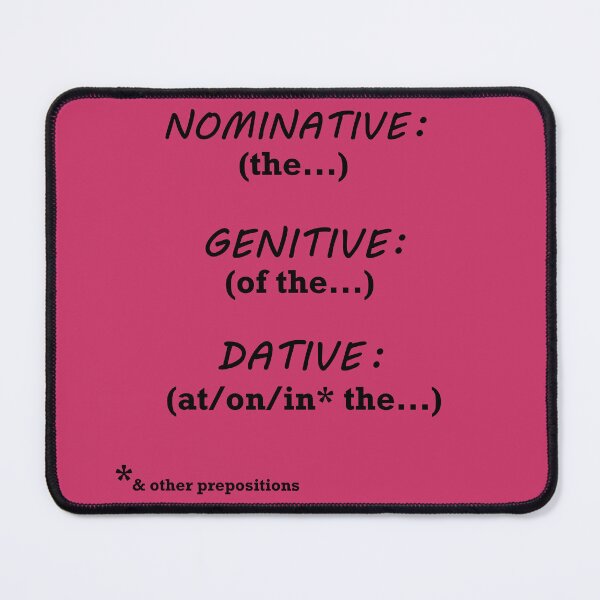 Item preview, Scottish Gaelic Grammar Cases Reminder Cherry designed and sold by GaelicEveryDay.