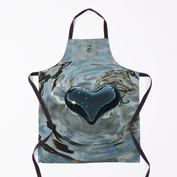 Item preview, Shiny Black Heart In Water designed and sold by Demetria Matthews.