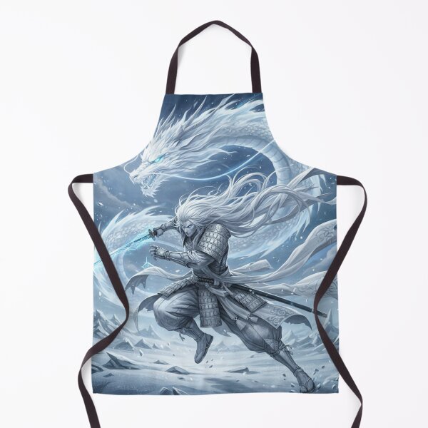 Item preview, Uesugi Kenshin – Ice Dragon War God | Japanese Samurai Mythology Fantasy Art designed and sold by Mori-no-Akari.