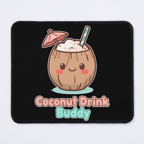 Item preview, Coconut Drink Buddy – Cute Kawaii Coconut Drink Design designed and sold by Smile-AlNo.