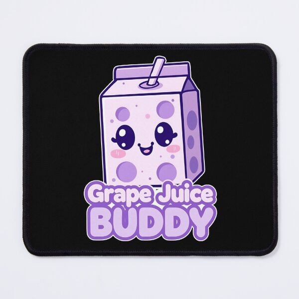 Item preview, Kawaii Grape Juice Buddy – Cute Pastel Drink Design designed and sold by Smile-AlNo.