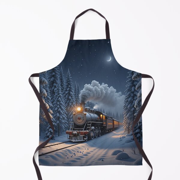Item preview, Moonlit Winter Steam Journey designed and sold by griez.