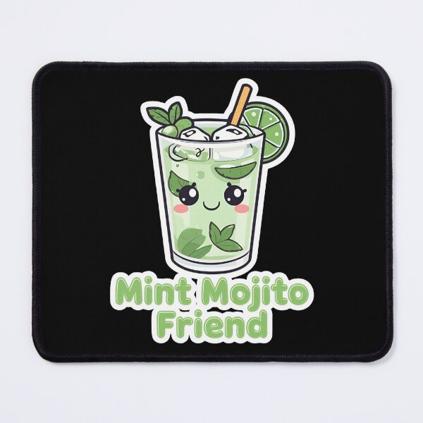 Item preview, Mint Mojito Friend – Kawaii Pastel Drink Design designed and sold by Smile-AlNo.