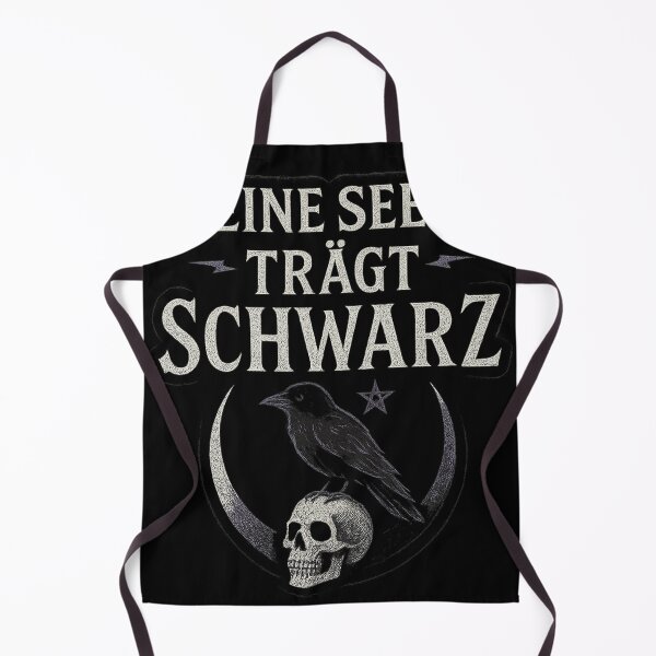 Item preview, My Soul Wears Black | Gothic Cartoon Raven on Skull designed and sold by RebellDancer.