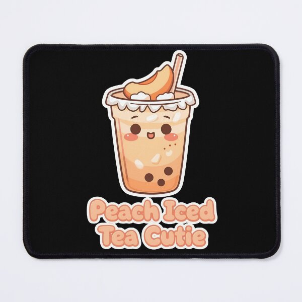 Item preview, Peach Iced Tea Cutie – Kawaii Pastel Drink Design designed and sold by Smile-AlNo.