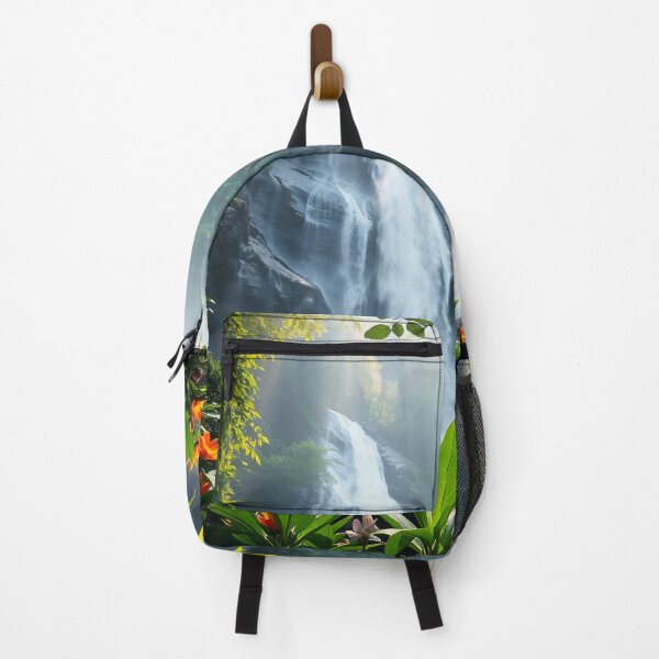 Item preview, Mystical Rainforest Waterfall designed and sold by MooDigitalArt.